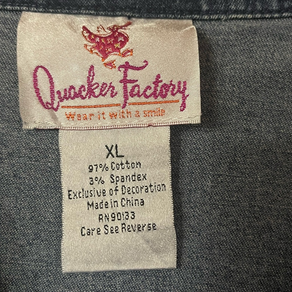 Quacker Factory Denim Jacket - Picture 2 of 6